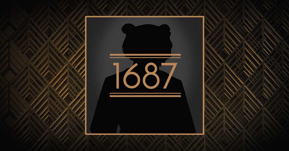 The 1687 Club logo superimposed over a teaser image of an NFT.