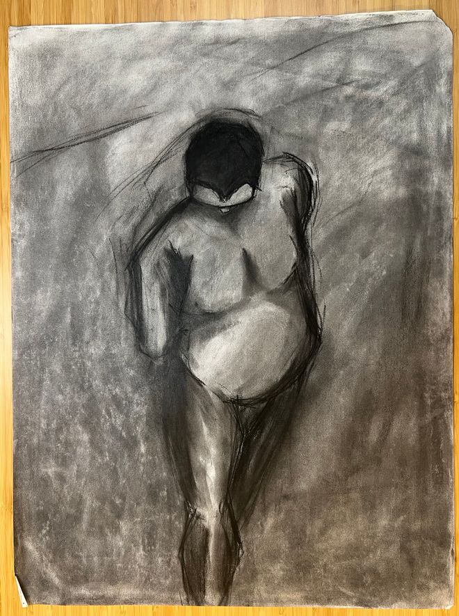 charcoal figure drawing