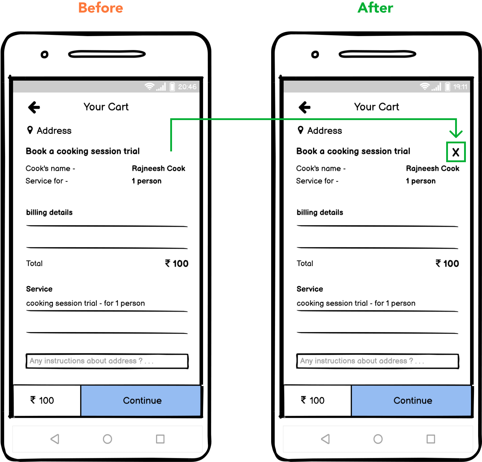 evaluation of user flow using wireframes image 1