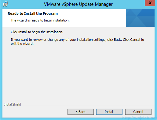 VMware vSphere Update Manager - Installation 11