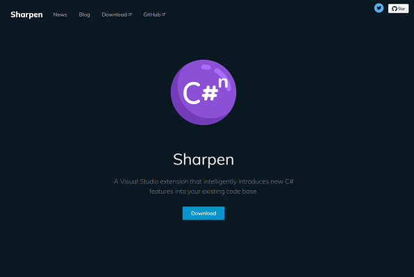 Screenshot of Sharpen