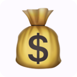 showmethemoney moneybag emoji logo