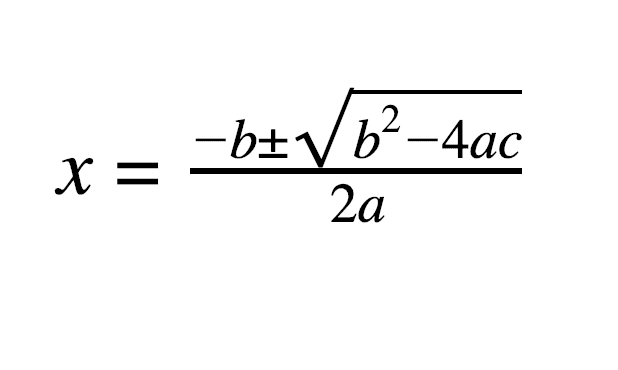 quadratic formula in python for rsa decryption