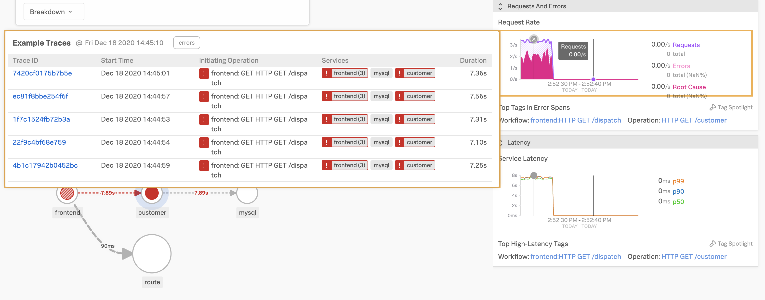 APM Example Traces