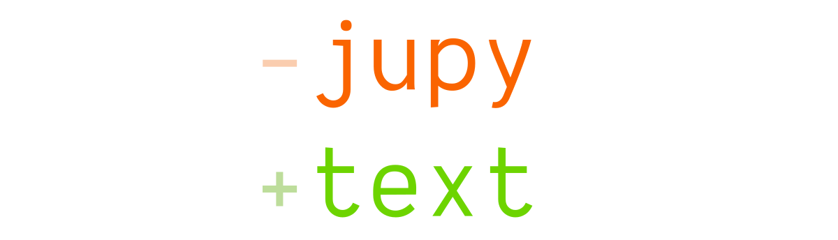 Jupytext Logo