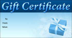 Gift Certificate Template Holiday 03