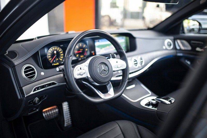 Mercedes-Benz S-Klasse S400d 4Matic AMG Lang *Distronic Plus / Pano / HUD / Burmester / Keyless / 360 Cam* afbeelding 9