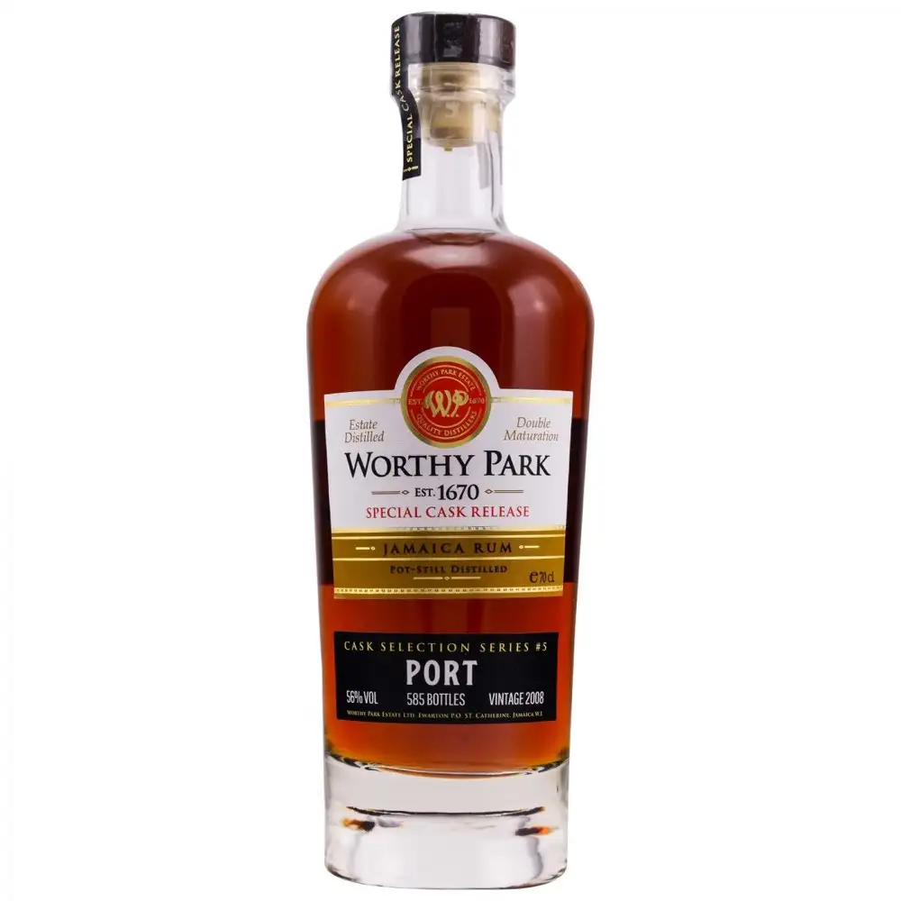 Image of the front of the bottle of the rum Special Cask Release #5 Port