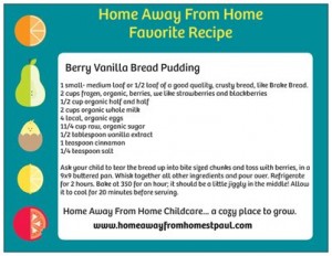 Berry Vanilla Bread Pudding recipe