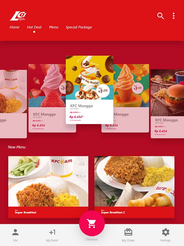 KFC Tablet Apps