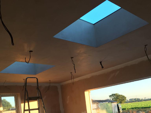 Two new skylights installed