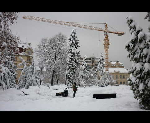 Serbia Belgrade Snow 9