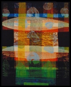 Jay Matthews, USA. "Untitled" 1999. Cardboard, acrylic 46x58cm Jay Matthews, USA. "Untitled" 1999. Cardboard, acrylic 46x58cm