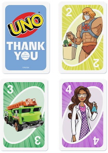 Thank You Heroes Uno Different Types of Uno Cards