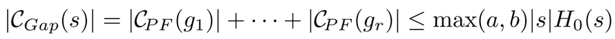 C<sub>Gap</sub> bound
