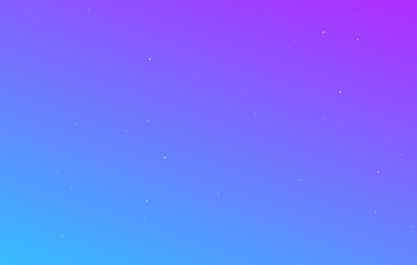 Particles on a gradient background