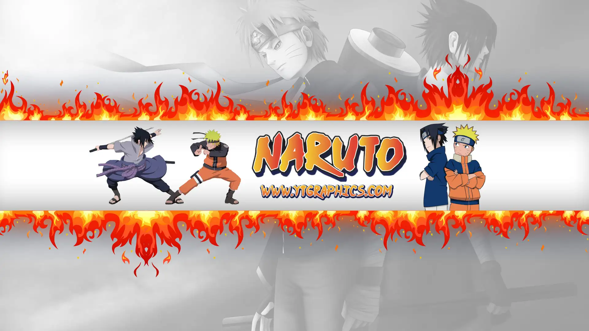 Naruto & Sasuke Banner
