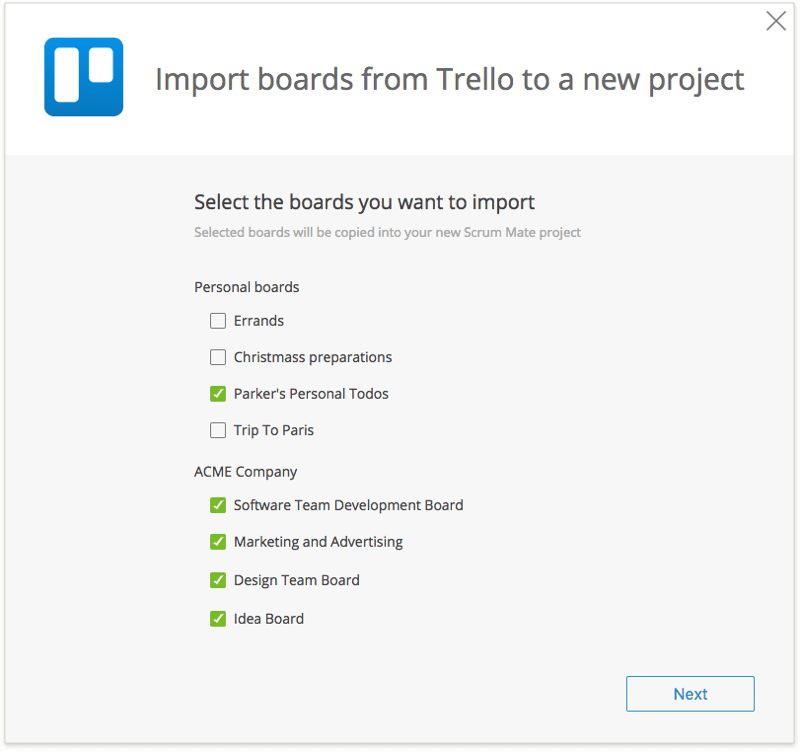 Select boards Select boards