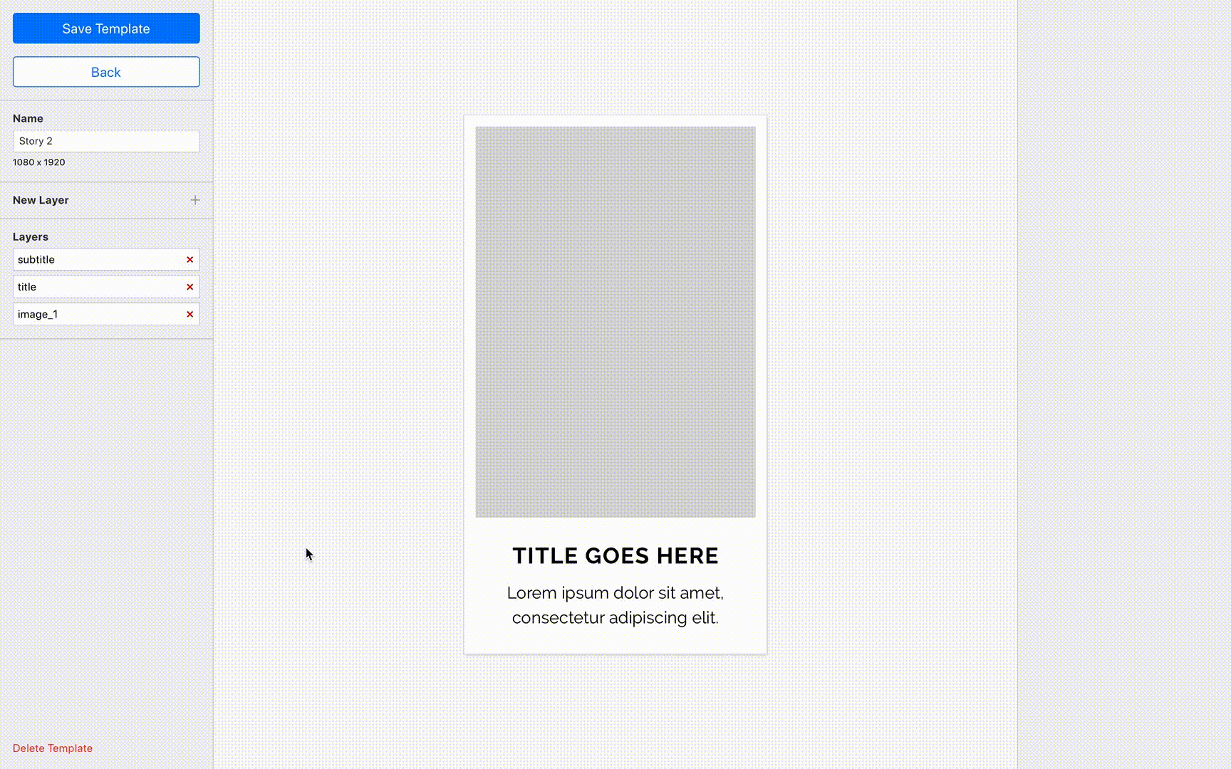 Graphic Design Template Editor with REST API Bannerbear