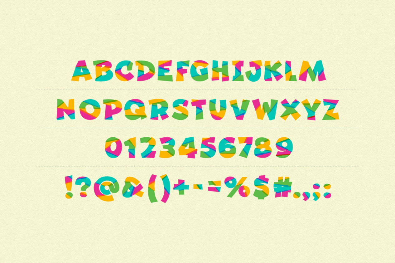 Colorful Beebzz Typefaces images/promo_beebzz_2.jpg