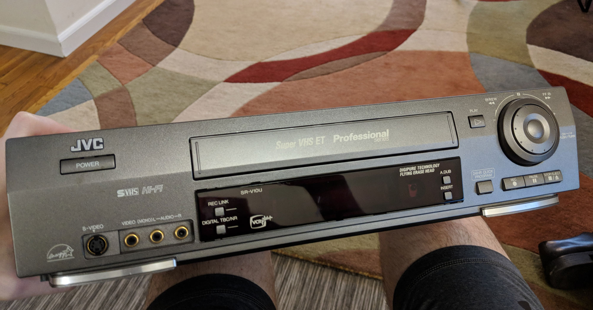 Photo of expensive VCR with S-VHS support