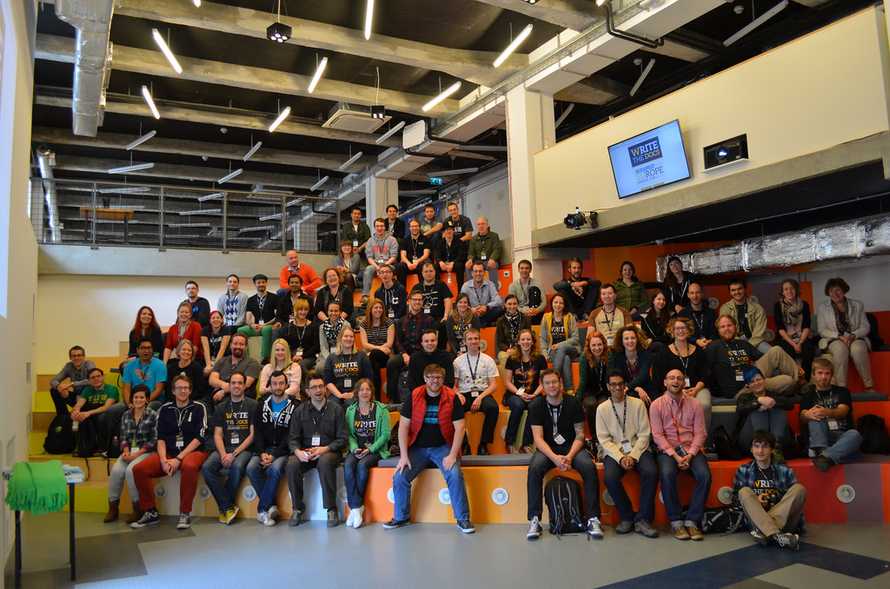 Write the Docs group photo