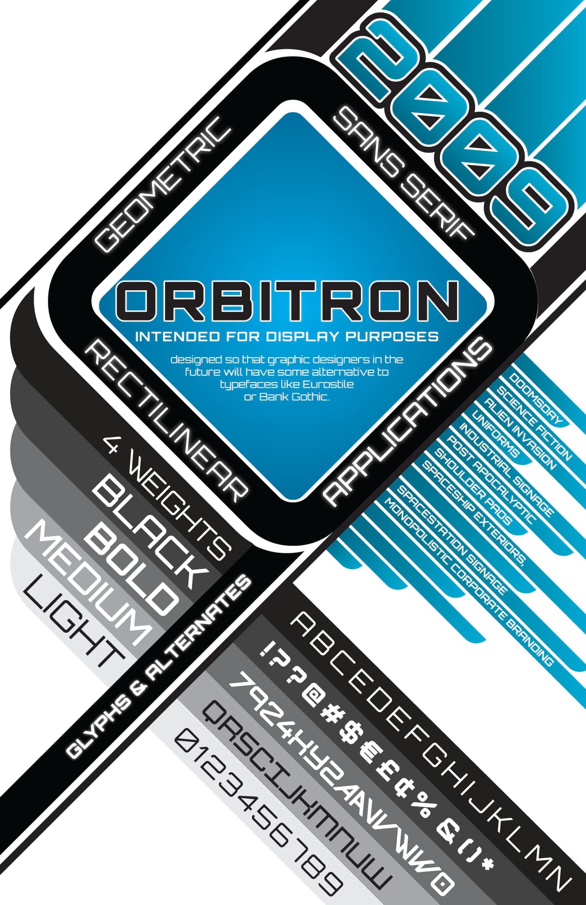 Orbitron poster by Andre Clark.
