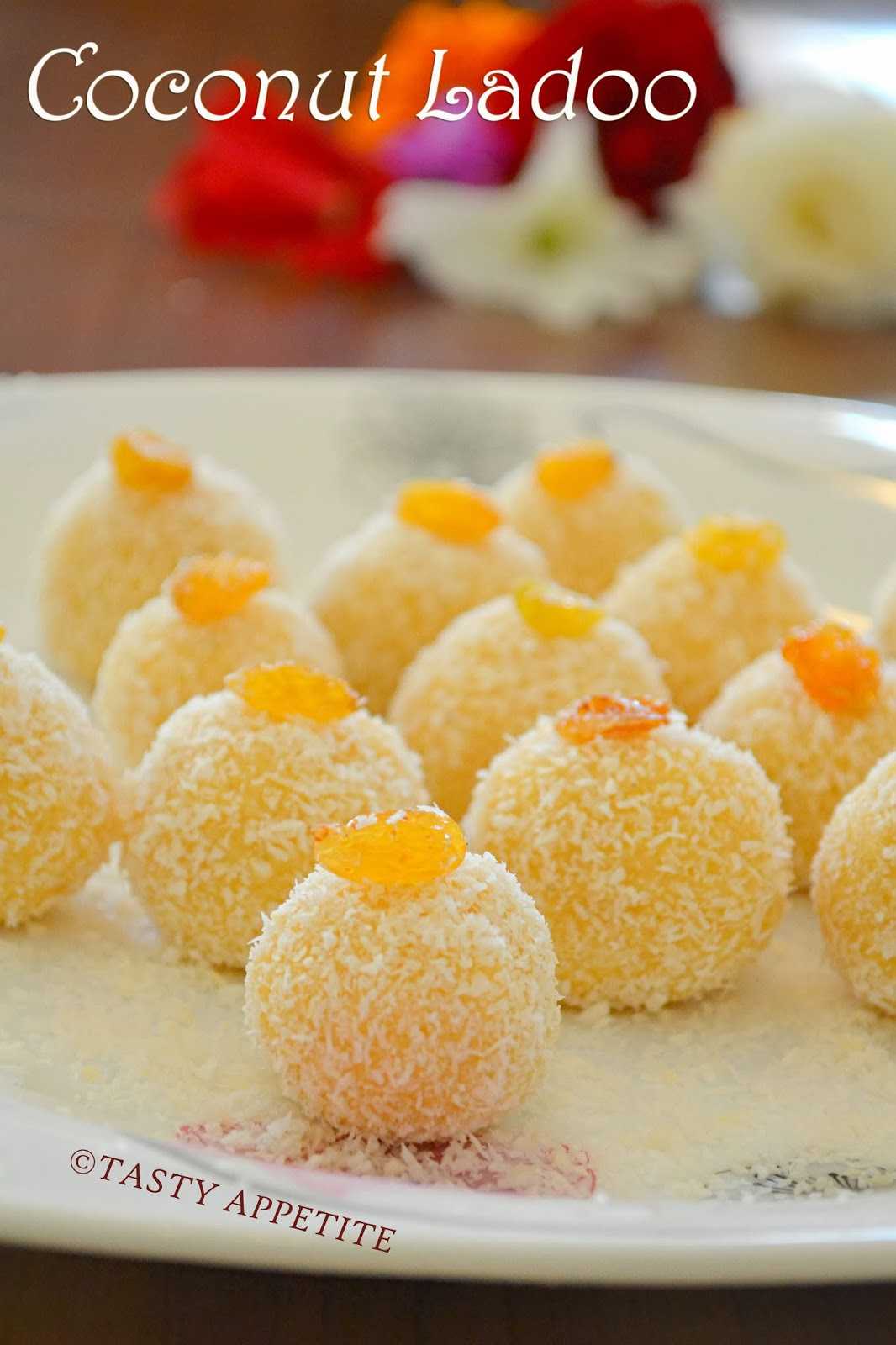 Coconut Ladoo | Nariyal Ladoo | Tasty Appetite