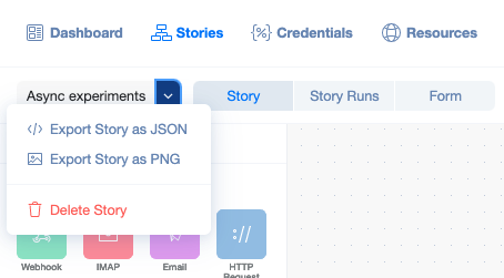 Export a story