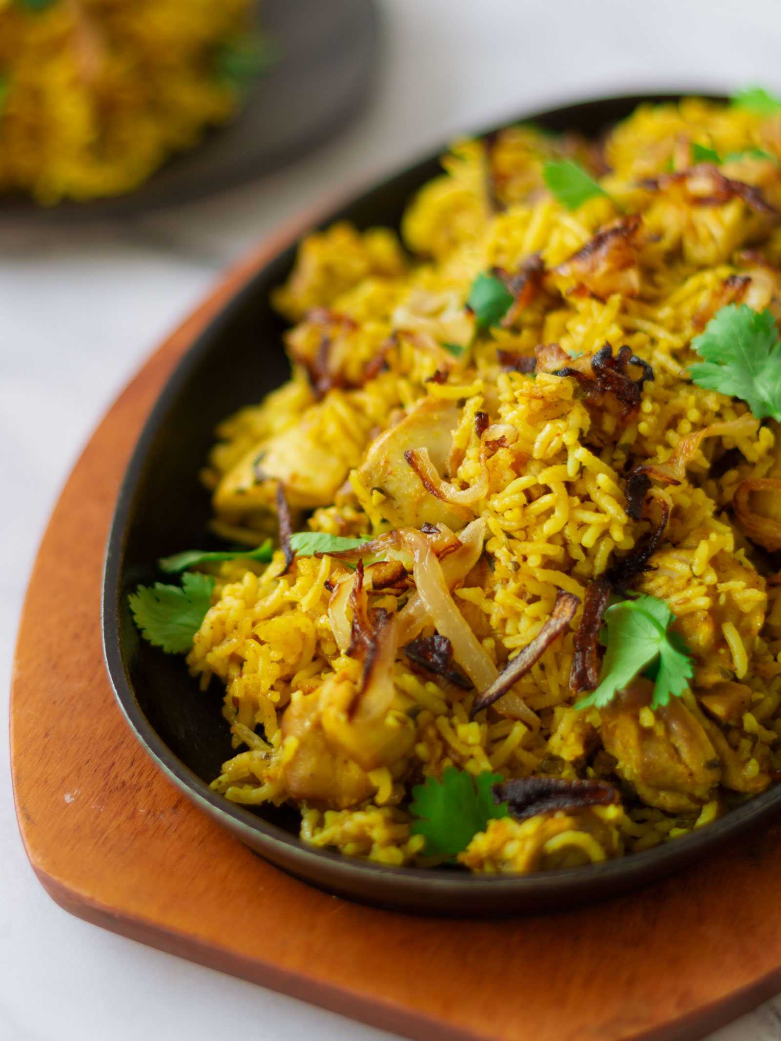 This well-known Indian dish is one Oliver cooks to perfection. Chicken Biryani is a delicious dish packed with flavour with a seemingly simple combination of chicken, rice, and onion.