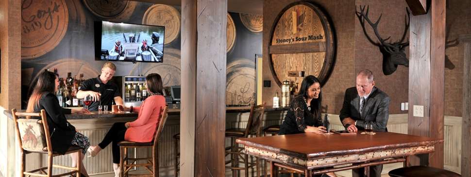 Guest enjoying McCoy's Bar