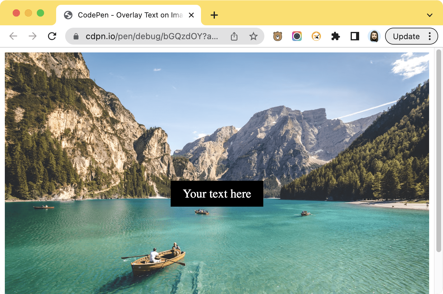 How To Overlay Text On An Image In Google Slides