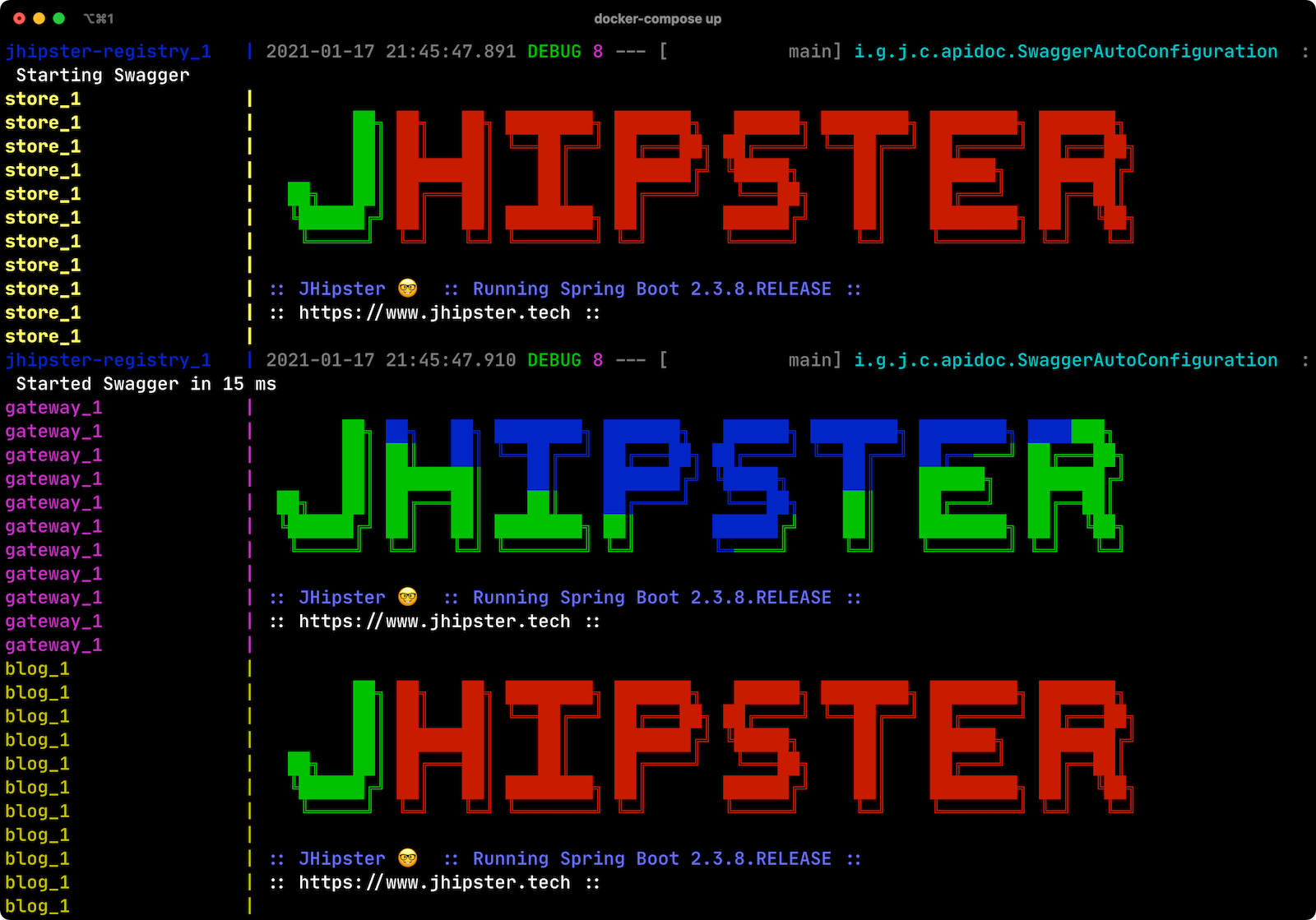 JHipster colors