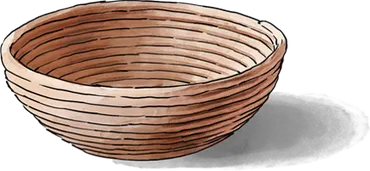 Illustration of Proofing Basket