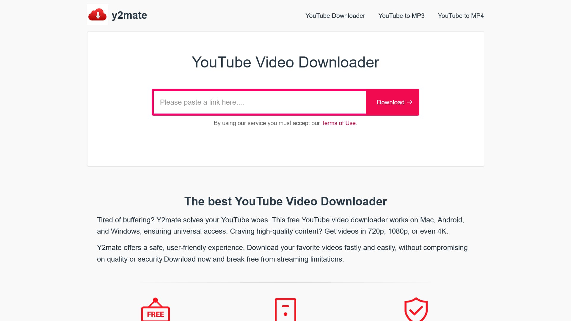 Y2Mate YouTube Downloader