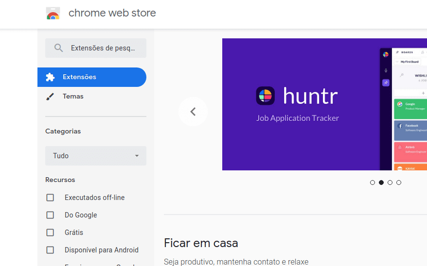 Site Chrome Web Store