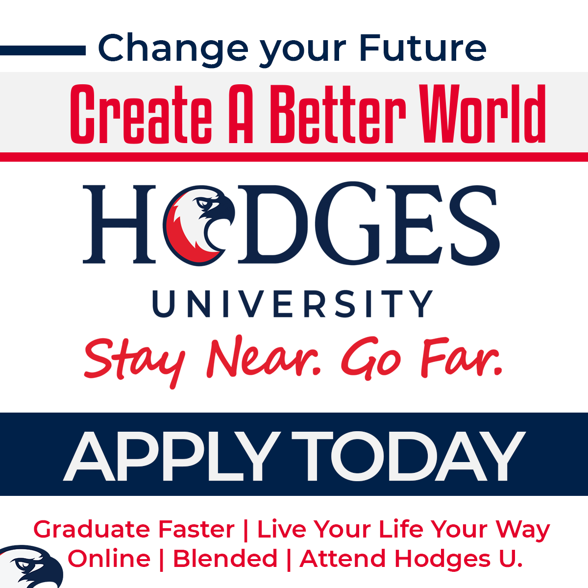 Create a better world starting at Hodges U