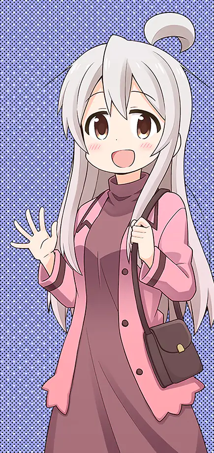 Mahiro is looking proper with a purse