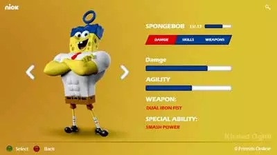 Spongebob skill Ui thumbnail