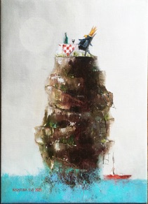 Kristina Elo, Finland (Loviisa). "Tablemountain" 2020. Canvas, oil, 31 x 45cm. Kristina Elo, Finland (Loviisa). "Tablemountain" 2020. Canvas, oil, 31 x 45cm.
