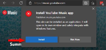 youtube music app windows 10 download
