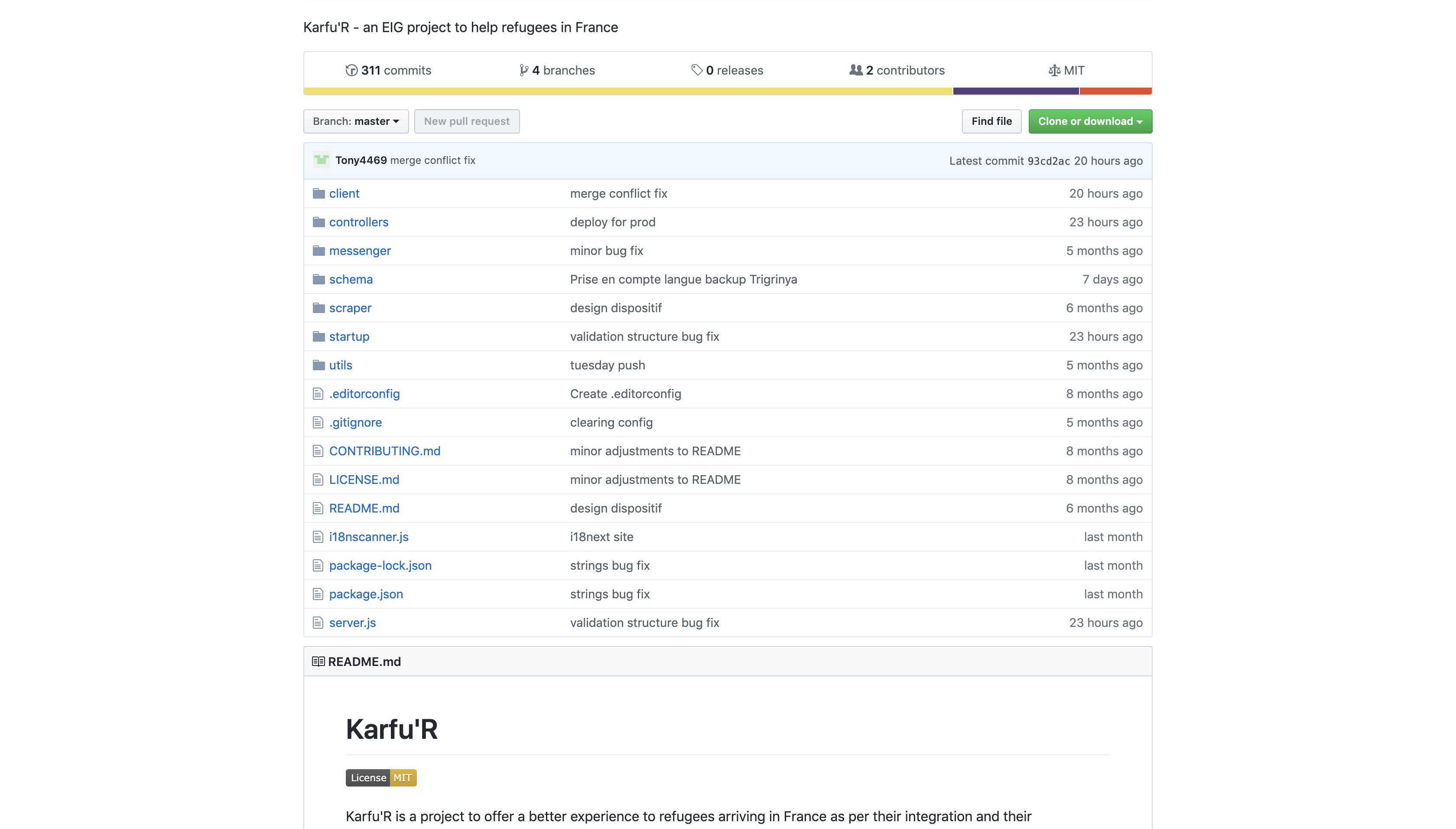 Un code open source