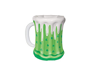 Inflatable Green Beer Mug for St. Patrick's Day