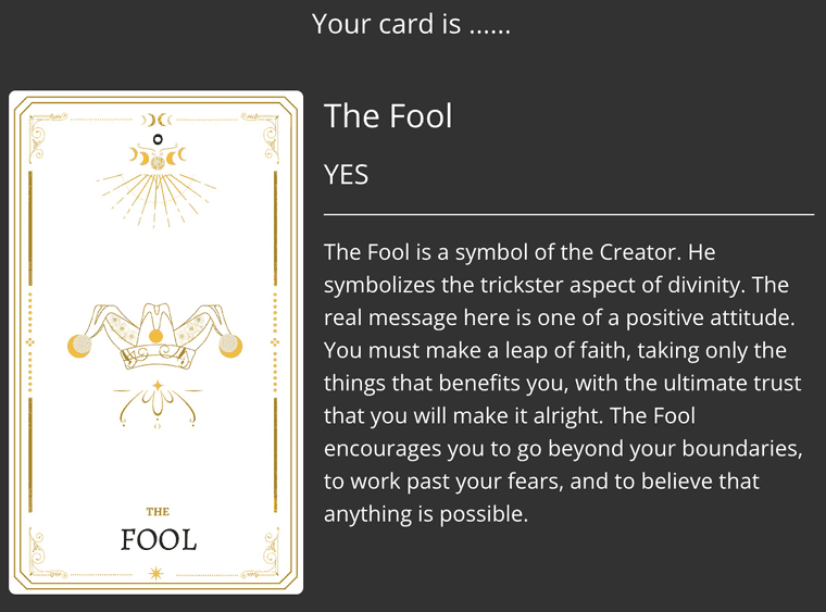 Get Instant Yes or No Tarot Card Reading (Free) FS Tarot