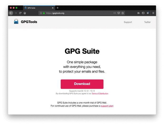 gpg suite utility