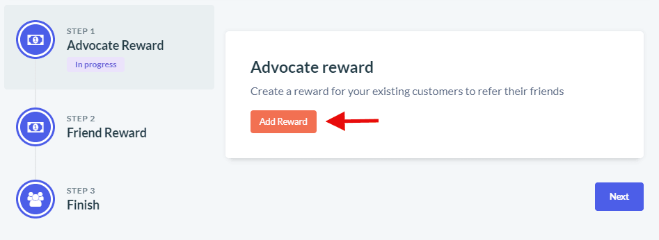 Add Advocate reward
