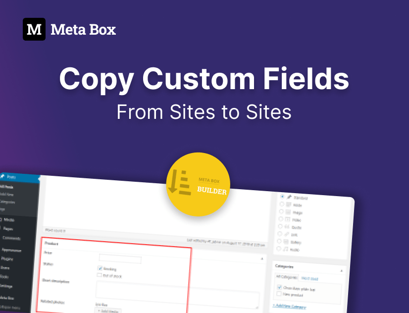 moving custom fields from sites to sites