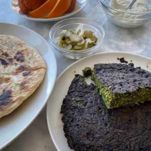 Kuku sabzi (Persian herb frittata)