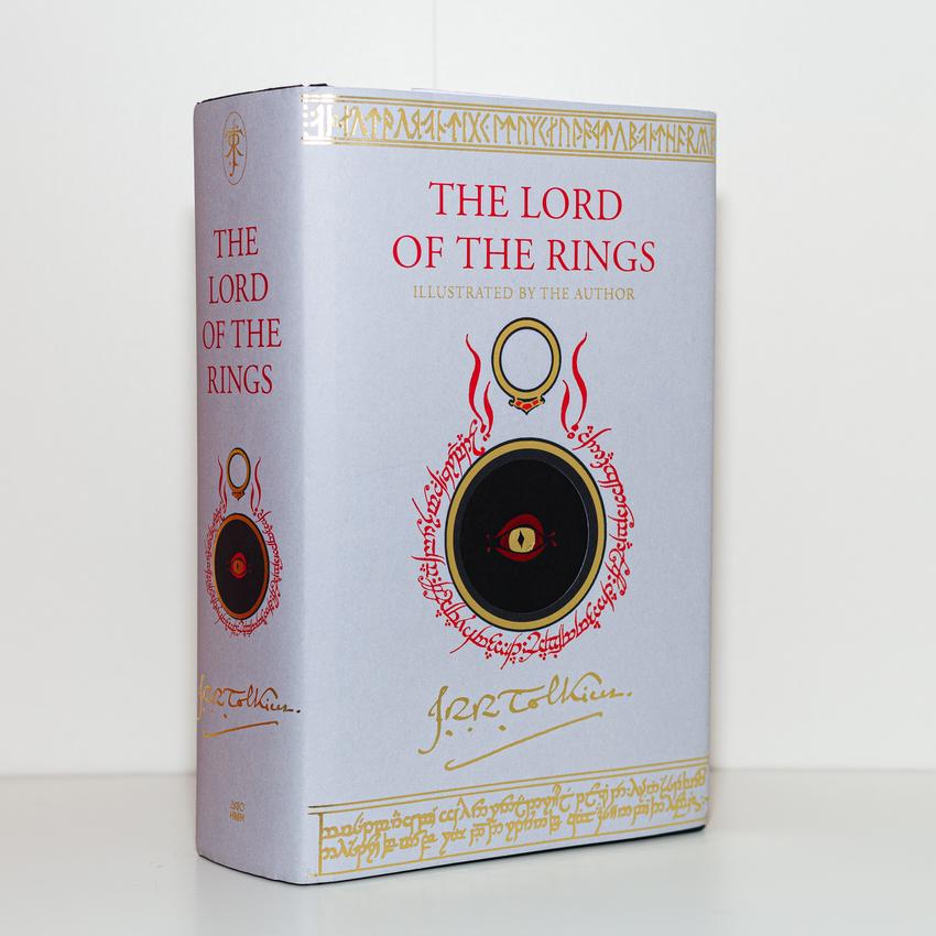 The Lord of the Rings book with dust jacket on