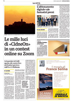 giornale di Brescia - 22 gennaio 2017